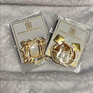 MICHELLE MCDOWELL EARRINGS - Gold